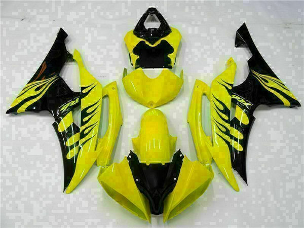 MS Injection Mold Yellow Black Fairing Fit for Yamaha 2008-2016 YZF R6 g012