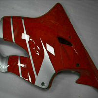 MSB Injection Red Silver Fairing Kit Fit for Honda 1999-2000 CBR600 F4 WTH ABS u035