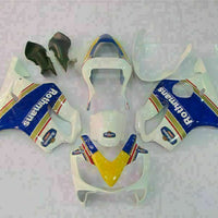 MS Injection White Blue Fairing Plastic Fit for Honda 2001-2003 CBR600 F4I u032