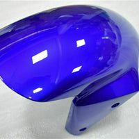 MSA Fit for  03-04 ZX6R 636 Plastic Glossy Blue Injection Fairing m010