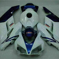 MS Injection Mold Fairing White Blue Fit for ABS Honda CBR1000RR 2004-2005 u083