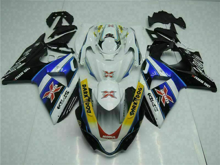 MS Injection Blue White Black Fairing ABS Fit for  2009-2016 GSXR1000 q014