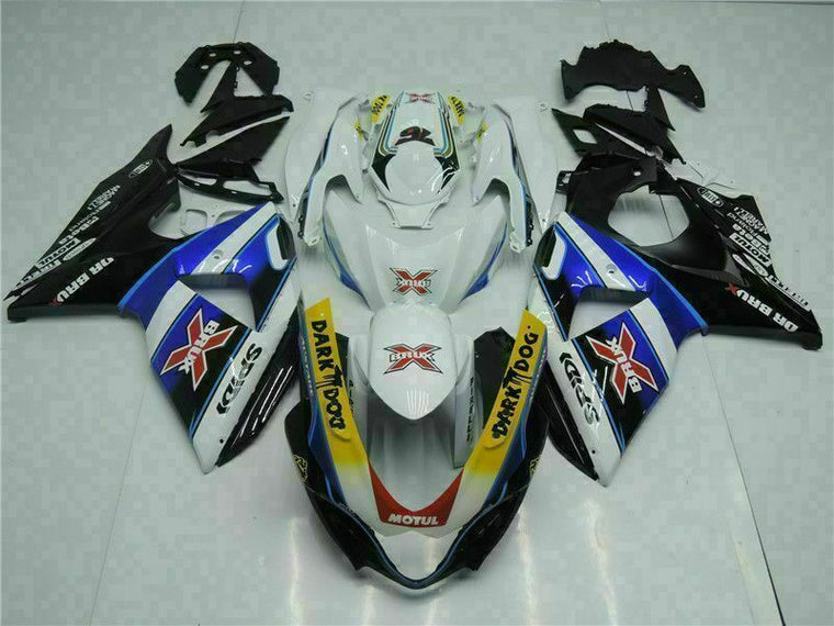 NT Fairing Fit for Suzuki 2009-2016 GSXR 1000 Q014- Blue White Black | ABS Injection