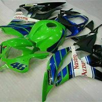 MSA Injection Green Fairing Kit Fit for Honda 2007-2008 CBR600RR Plastic u036