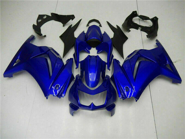 MSA Fit for  2008-2012 EX250 250R ABS Glossy Blue Injection Fairing m010