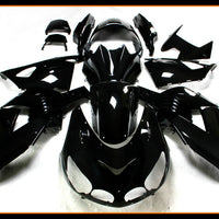 NT Glossy Black Fairing Fit for ZZR1400 ZX14R 2006-2011 Injection Mold b008