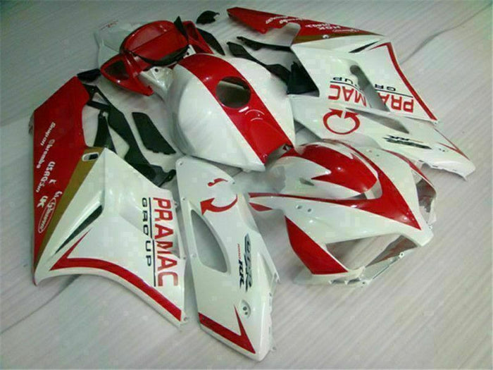 MS Injection Mold Fairing White Red Fit for ABS Honda CBR1000RR 2004-2005 u033