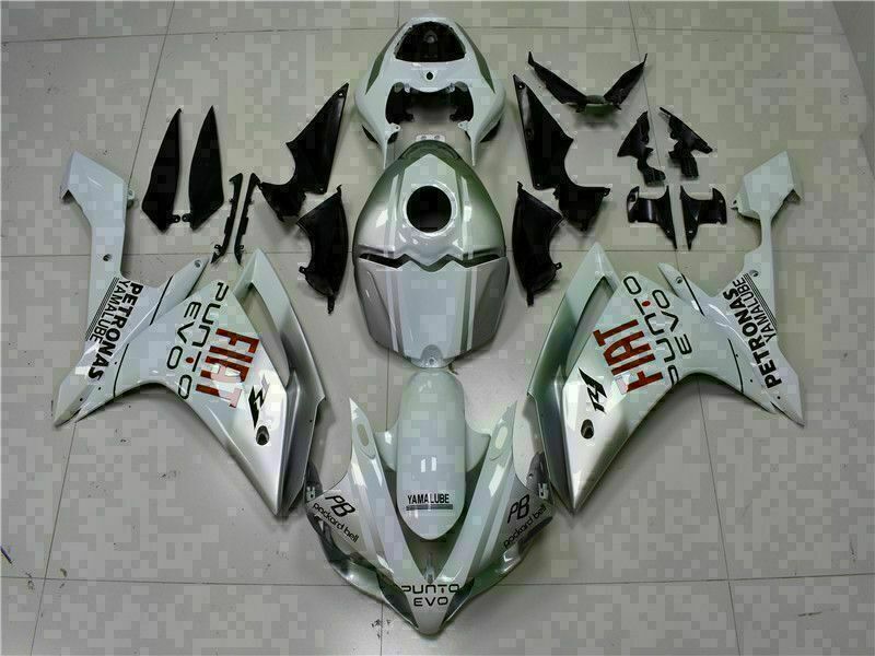 NT Fairing Fit for Yamaha 2007-2008 YZF-R1 G040- Msb White | ABS Injection