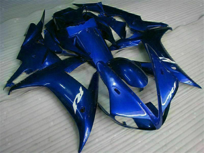 MSB Injection Mold Kit Blue Plastic Fairing Fit for Yamaha 2002-2003 YZF R1 g010