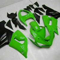 MSA Fit for  Ninja 2005-2006 ZX6R 636 Green Black Injection Fairing t006