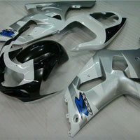 MSB Injection Silver Black Fairing Fit for  2001-2003 GSXR 600 750 l069