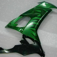 MSA Fit for  2008-2010 ZX10R ZX-10R ABS Green Black Injection Fairing s001-T