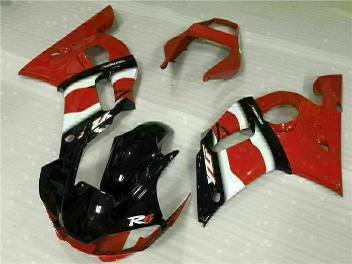 MS Injection Mold Red Black Plastic Fairing Fit for Yamaha 1998-2002 YZF R6 g009