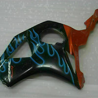 MS Injection Blue Flame Black Fairing Fit for Honda 2002 2003 CBR954RR ABS u013