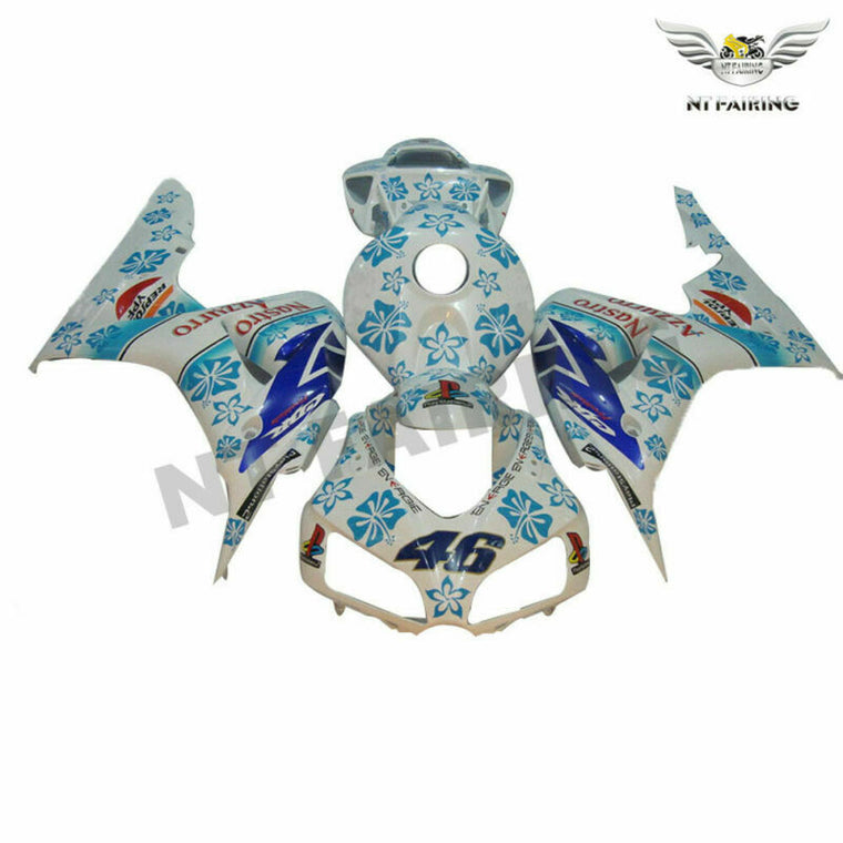 MS Injection Blue White Plastic Fairing Fit for Honda 2006-2007 CBR1000RR u089