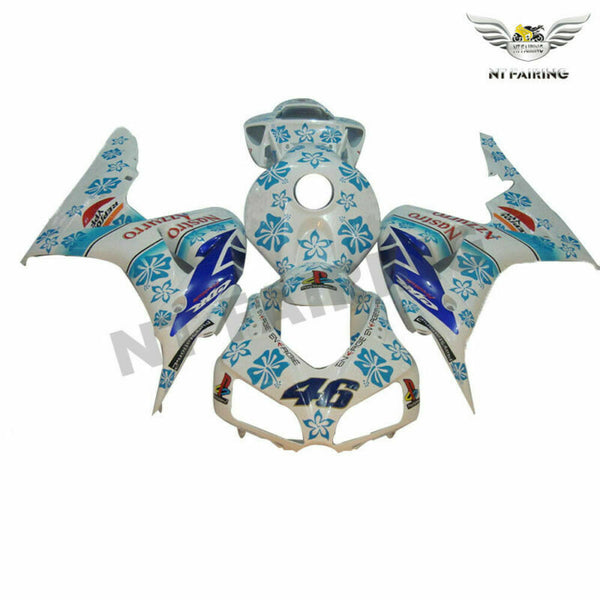 MS Injection Blue White Plastic Fairing Fit for Honda 2006-2007 CBR1000RR u089