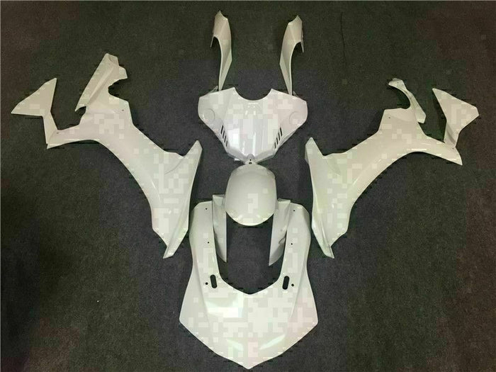 MS Injection Molding New Kit White ABS Fairing Fit for Yamaha 2015-2019 YZF R1 g010
