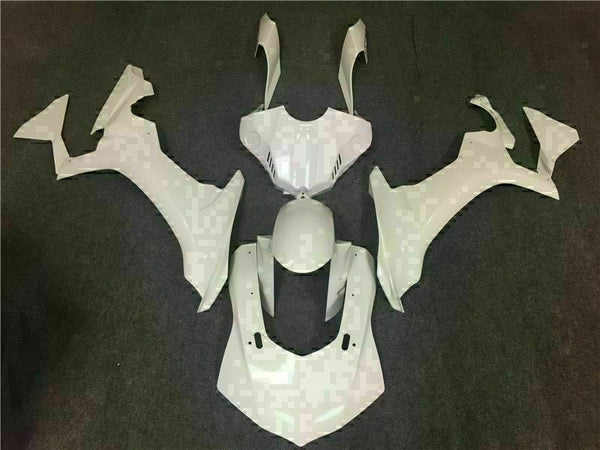 MS Injection Molding New Kit White ABS Fairing Fit for Yamaha 2015-2019 YZF R1 g010