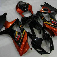 MS Injection Kit Black Fairing ABS Set Fit for  2007-2008 GSXR 1000 p044