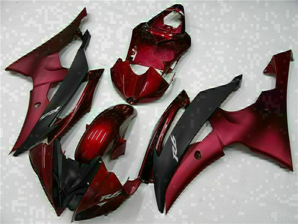 MS Injection Mold Plastic Red Black Fairing Fit for Yamaha 2008-2016 YZF R6 g006