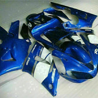 MSB Injection Mold Kit Blue ABS Fairing Fit for Yamaha 2000-2001 YZF R1 j002-02