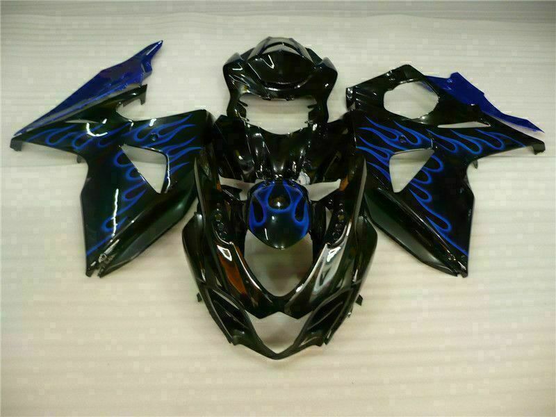 NT Fairing Fit for Suzuki 2009-2016 GSXR 1000 Q022- Blue Flame Black | ABS Injection