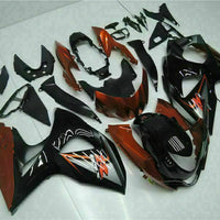 MS Injection Brown Black Fairing Set Fit for  2009-2016 GSXR 1000 q031