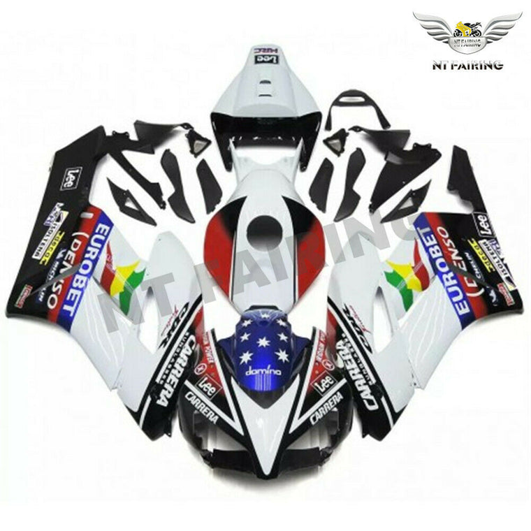 NT Fairing Fit for Honda 2004-2005 CBR1000RR U0105- White Blue | ABS Injection