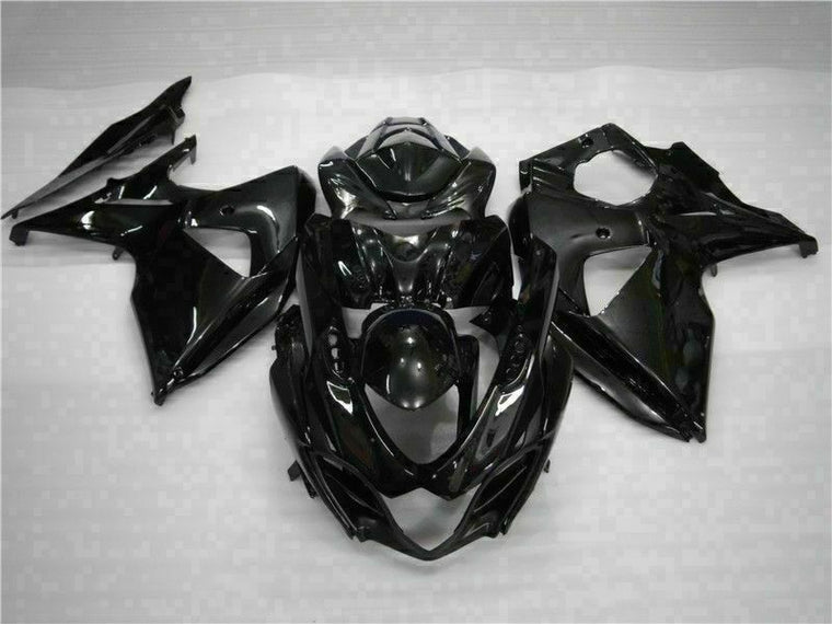 NT Fairing Fit for Suzuki 2009-2016 GSXR 1000 N017- Glossy Black | ABS Injection, US Stock