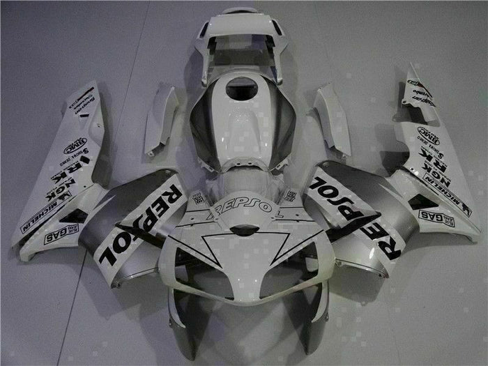 MSA Injection Mold White Plastic Fairing Fit for Honda 2003-2004 CBR600RR v060