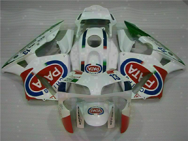 NT Fairing Fit for Honda 2003-2004 CBR600RR U059- Msa White | ABS Injection