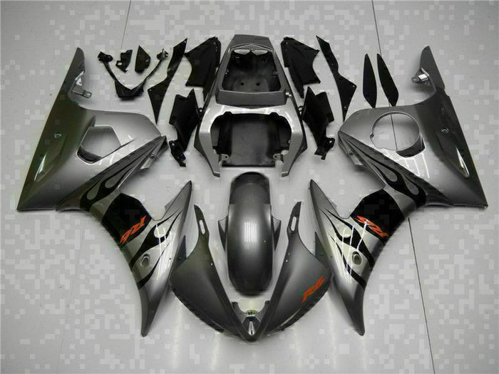 MS Injection Silver Plastic Fairing Fit for Yamaha YZF 2003-2005 R6 & 06-09 R6S g045