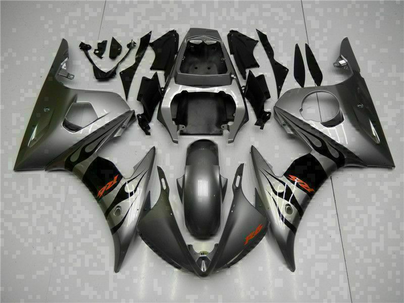 NT Fairing Fit for Yamaha 2003-2009 YZF-R6/YZF-R6S G045- Silver | ABS Injection