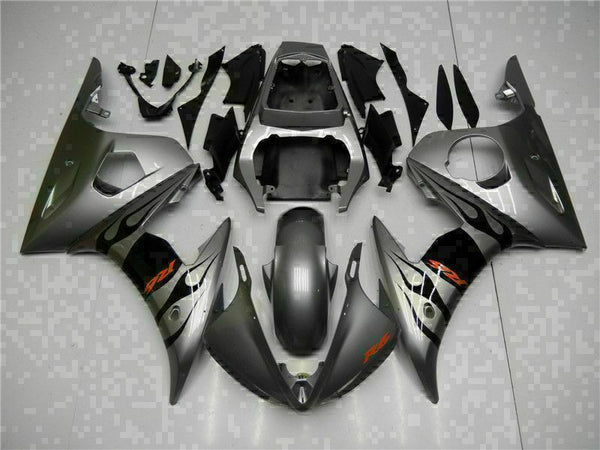 MS Injection Silver Plastic Fairing Fit for Yamaha YZF 2003-2005 R6 & 06-09 R6S g045