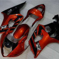 MS Injection Mold Brown Black Fairing Fit for  2003-2004 GSXR 1000 n006