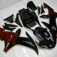 NT Injection Mold Kit Black ABS Fairing Fit for Yamaha 2002-2003 YZF R1 N002