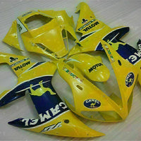 MSB Injection Mold Kit Yellow ABS Fairing Fit for Yamaha 2002-2003 YZF R1 g015