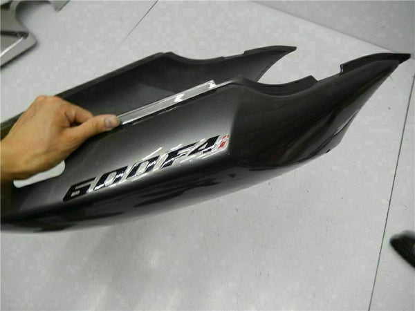 MS Injection Silver Black Fairing Kit Fit for Honda 2004-2007 CBR600 F4I u027