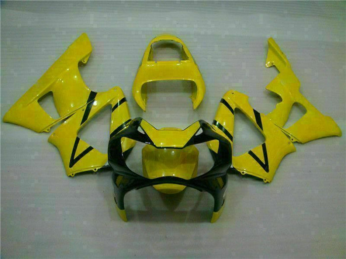 MS Injection Mold Fairing Yellow Set Fit for ABS Honda CBR929RR 2000-2001 u012