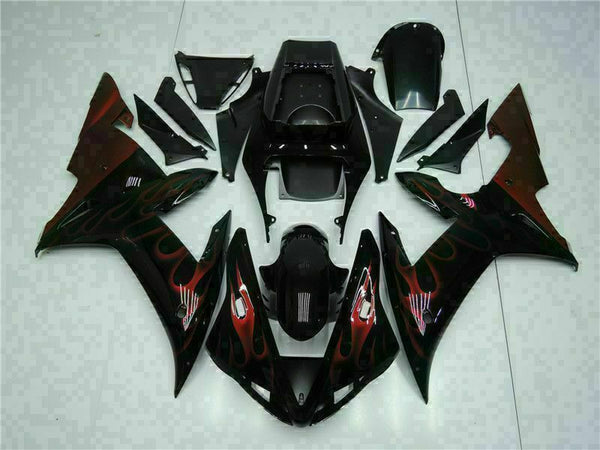 MSB Injection Mold Kit Black ABS Fairing Fit for Yamaha 2002-2003 YZF R1 g026