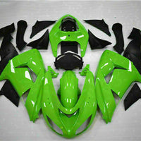 MSA Fit for  Ninja 2006 2007 ZX10R Plastic Green Injection Fairing Kit s007
