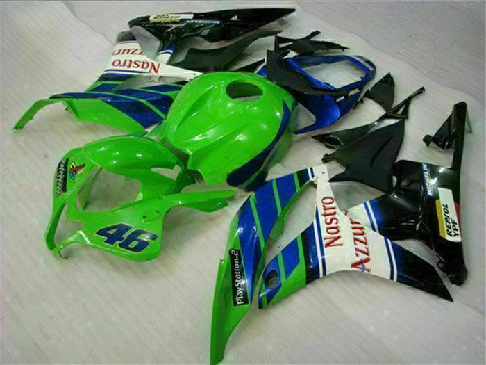 MSA Injection Green Fairing Kit Fit for Honda 2007-2008 CBR600RR Plastic u036