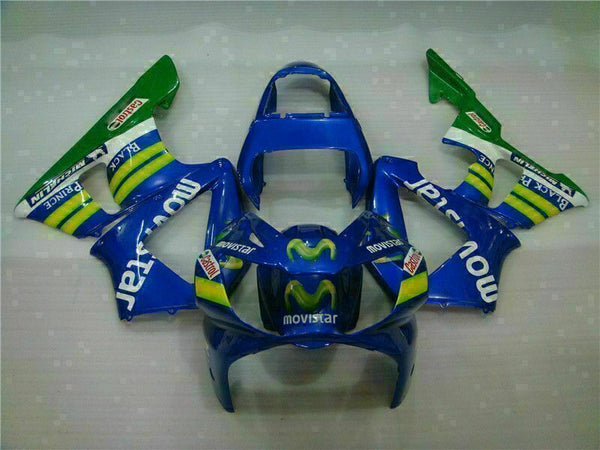MS Injection Molding Fairing Blue Kit Fit for ABS Honda CBR929RR 2000-2001 u022