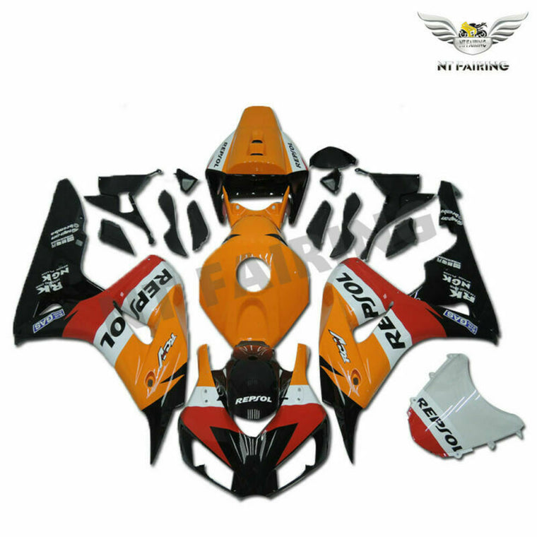 NT Fairing Fit for Honda 2006-2007 CBR1000RR U0114- Orange Black | ABS Injection