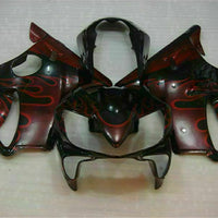 MS Injection Mold Red Flame Fairing Kit Fit for Honda 2004-2007 CBR600 F4I u004