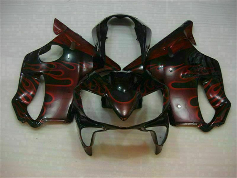 NT Fairing Fit for Honda 2004-2007 CBR600 F4i U004- Red Flame | ABS Injection