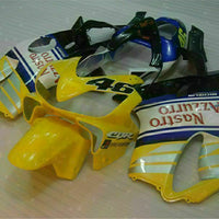 MS Injection Yellow Silver Fairing ABS Fit for Honda 2001-2003 CBR600 F4I u024