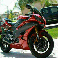 MSB Injection Mold Red Black ABS Fairing Fit for Yamaha 2006-2007 YZF R6 j004