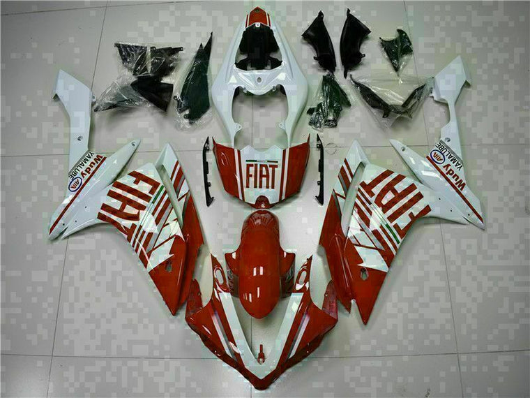 NT Fairing Fit for Yamaha 2007-2008 YZF-R1 G041- Msb Red White | ABS Injection