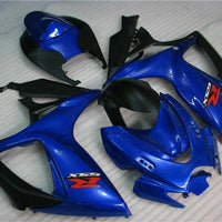 MSB Injection Blue Plastic Fairing Fit for  2006 2007 GSXR 600 750 b021